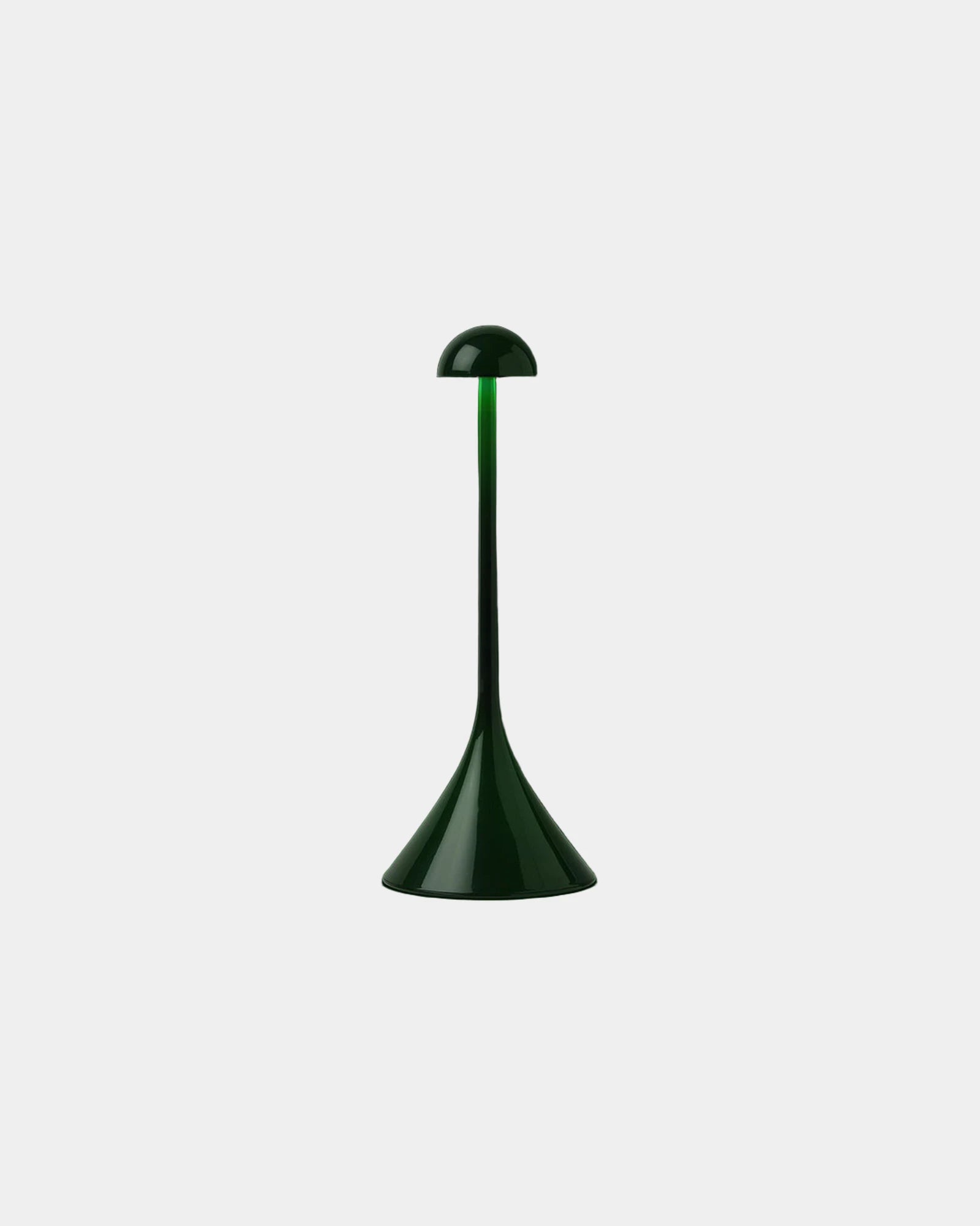 Tischlampe LED ABS Lexon Steli S - Dome zum Personalisieren - Glänzend Schwarz