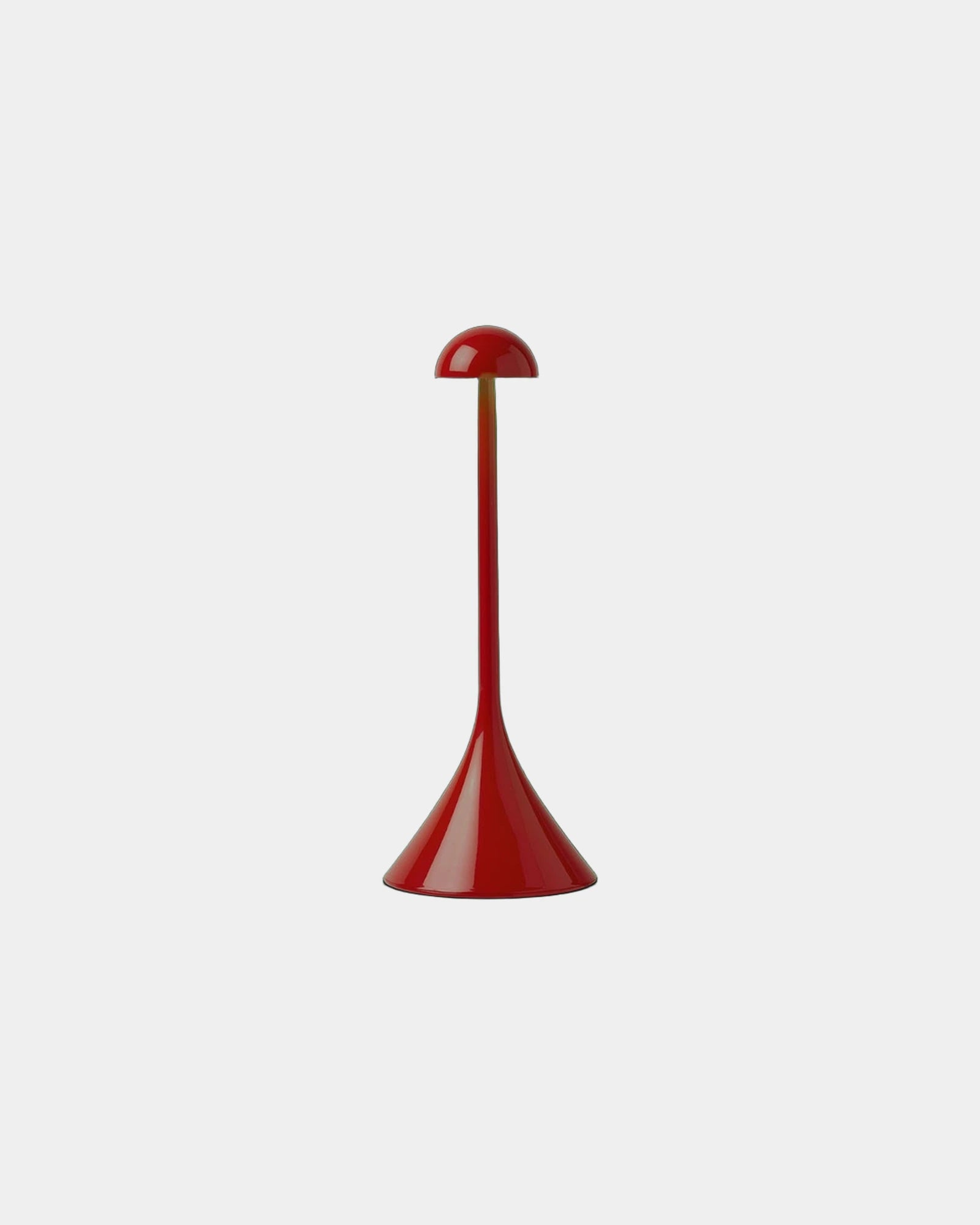Tischlampe LED ABS Lexon Steli S - Dome zum Personalisieren - Glänzend Rot