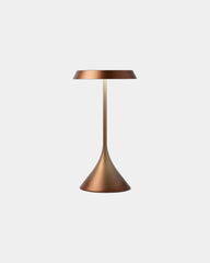 Lampe Tischlampe Aluminium Lexon Steli Lounge - Dome zum Personalisieren - Bronze