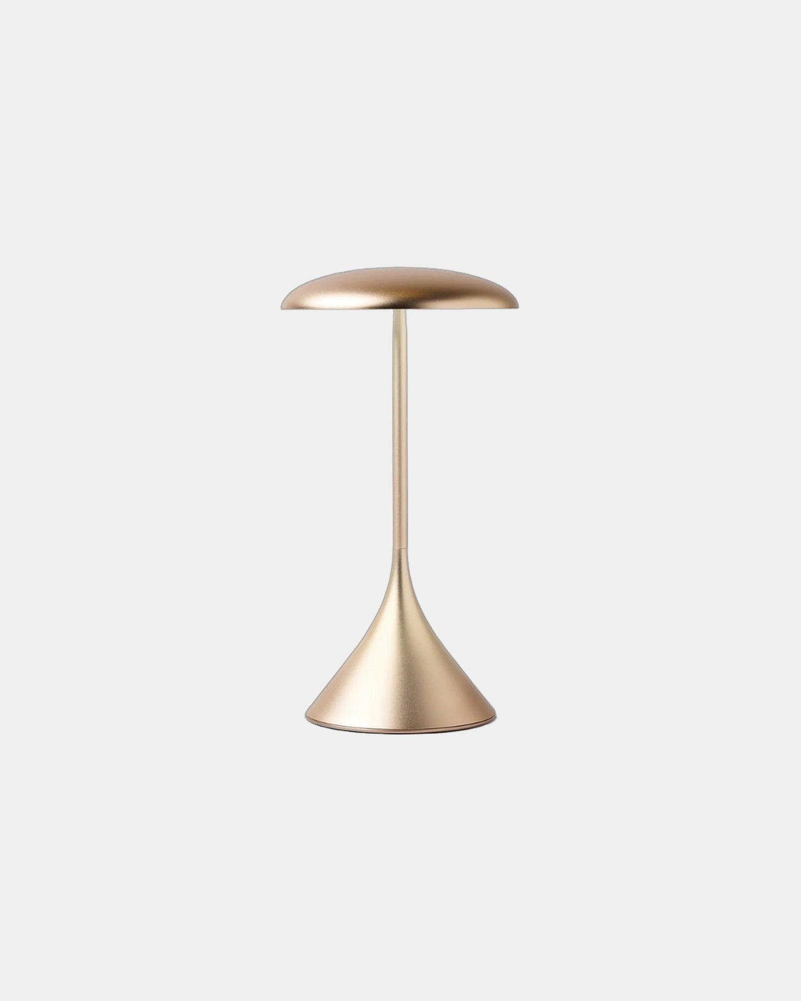 Lampe Tischlampe Aluminium Lexon Steli Lounge - Dome zum Personalisieren - Gold