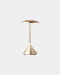 Lampe Tischlampe Aluminium Lexon Steli Lounge - Dome zum Personalisieren - Gold