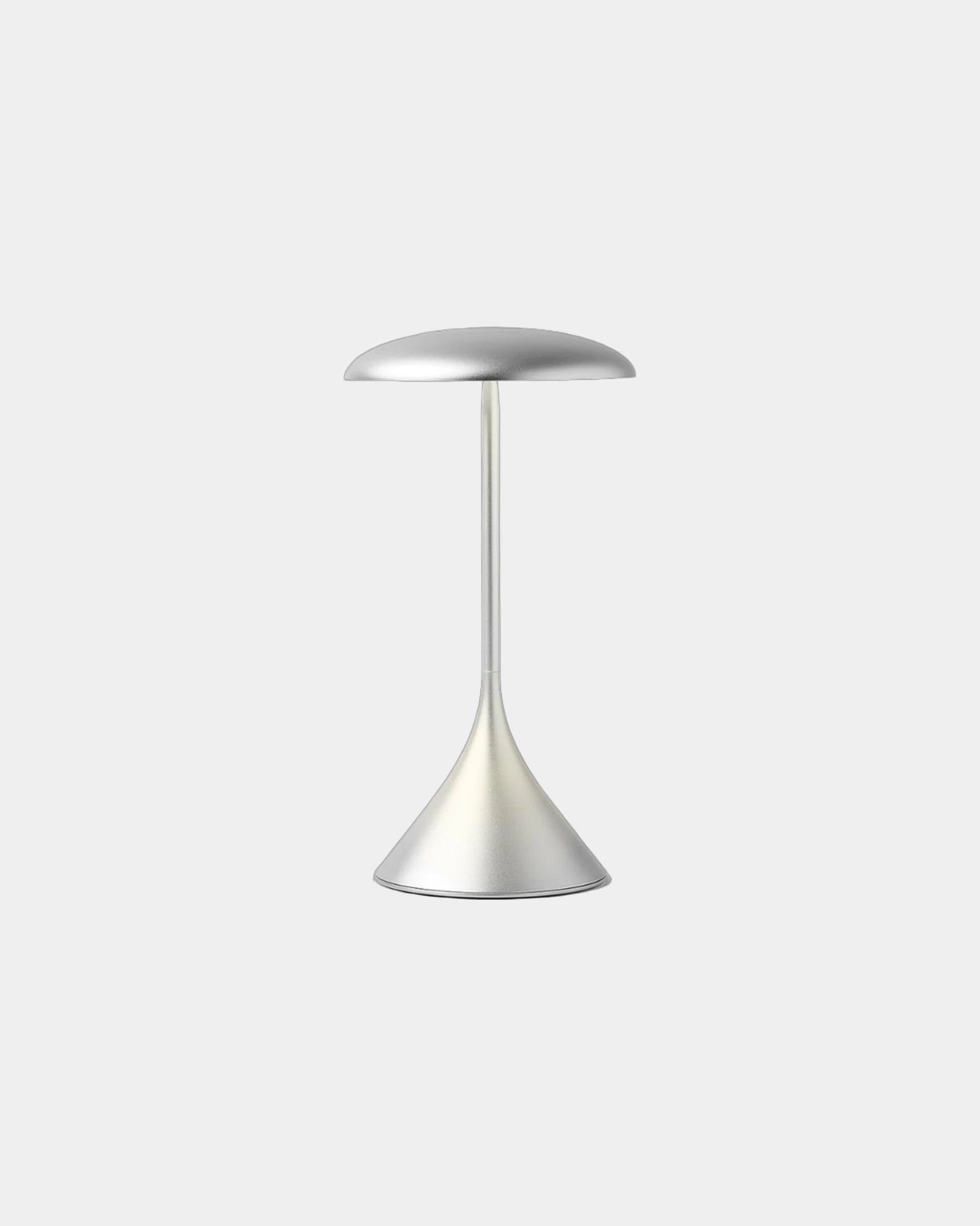 Lampe Tischlampe Aluminium Lexon Steli Lounge - Dome zum Personalisieren - Poliertes Aluminium