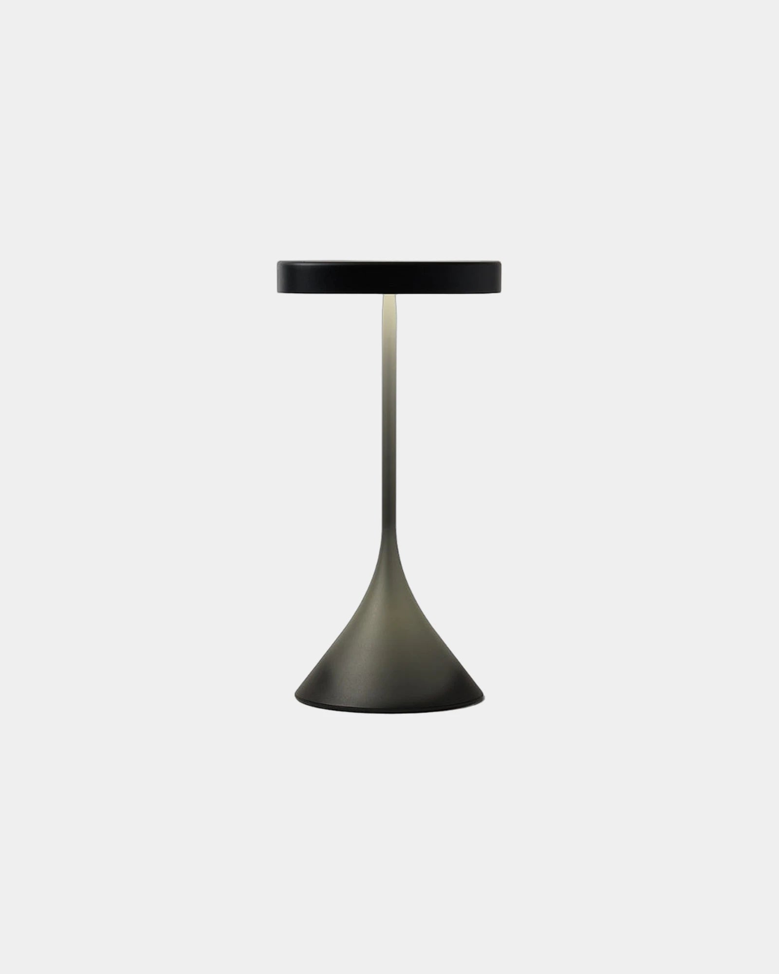 Lampe Tischlampe Aluminium Lexon Steli Lounge - Dome zum Personalisieren - Schwarz