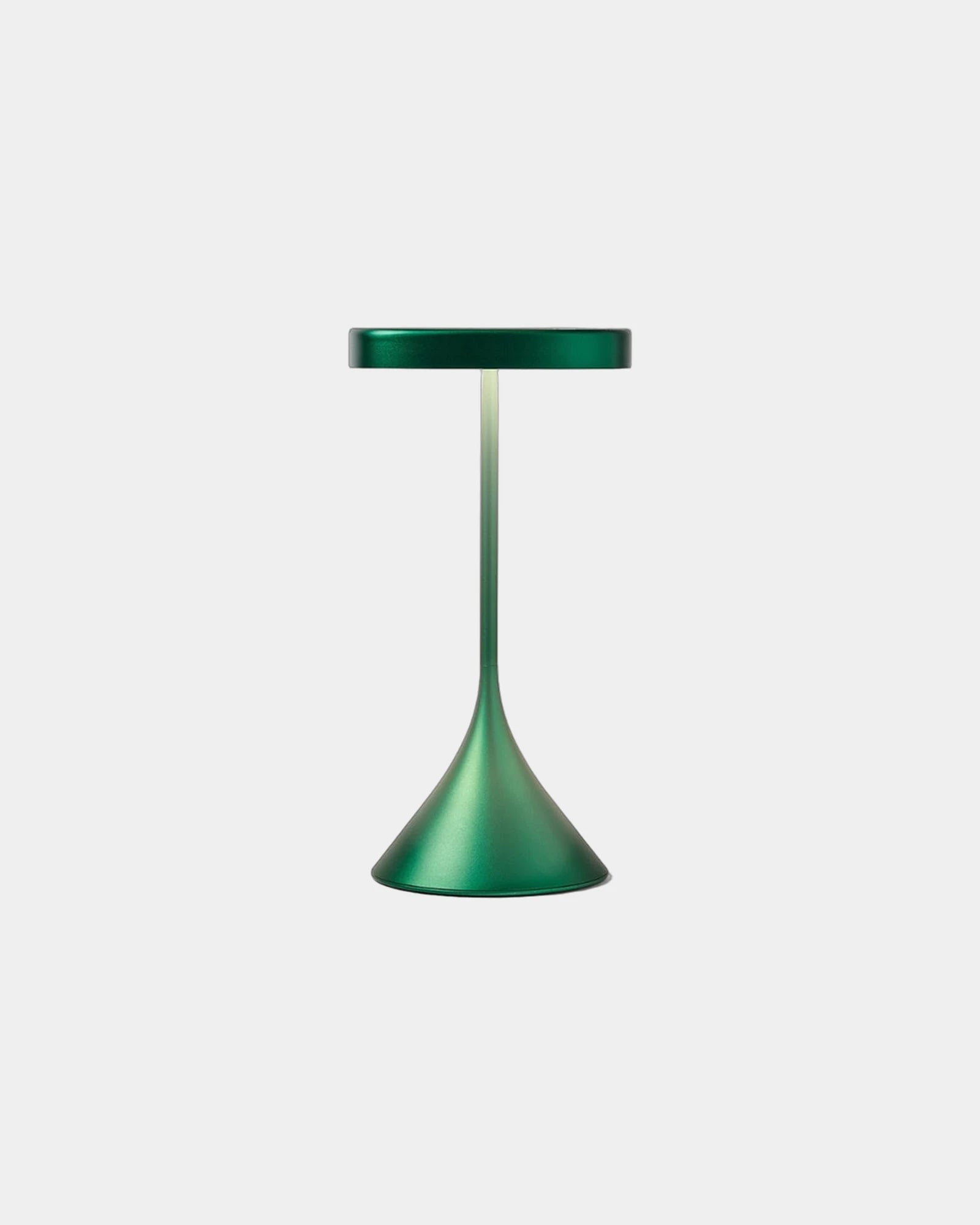 Lampe Tischlampe Aluminium Lexon Steli Lounge - Dome zum Personalisieren - Dunkelgrün