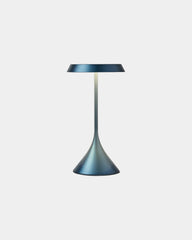 Lampe Tischlampe Aluminium Lexon Steli Lounge - Dome zum Personalisieren - Dunkelblau