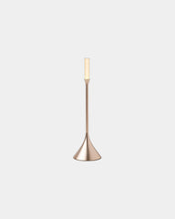 LED-Lampe Aluminium Lexon Steli Candle zum Personalisieren - Gold