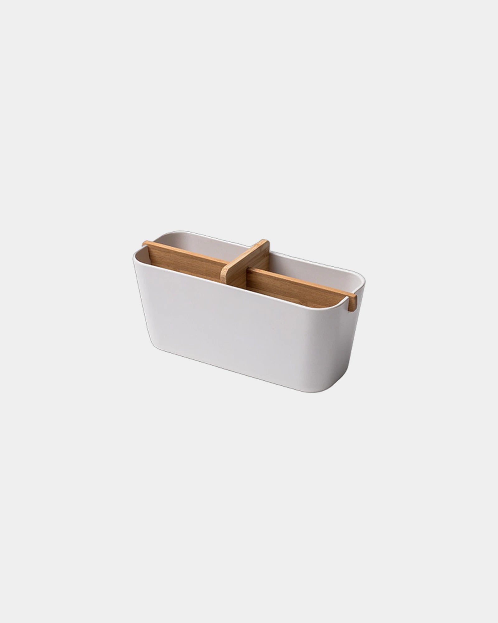 Badezimmer Organizer Bambus Lexon Zen Large Cup zum Personalisieren - Weiß