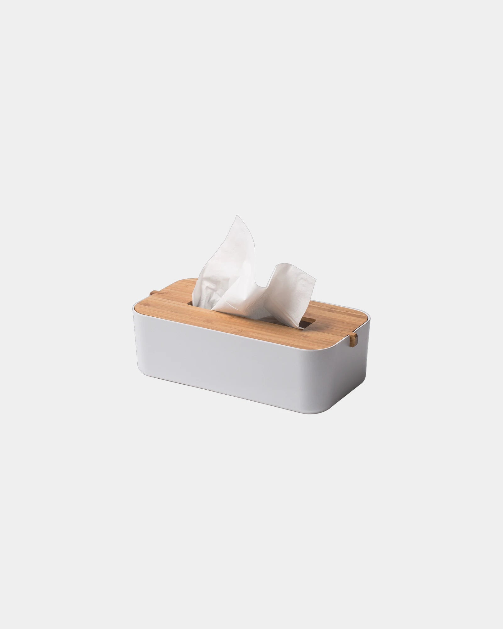 Tissue Box Bambus Lexon ZEN zum Personalisieren - Weiß