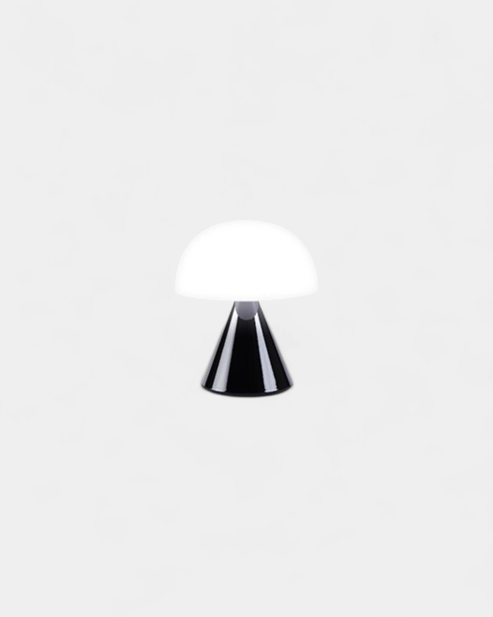 Mini lampe LED aluminium Lexon Mina à personnaliser - Glossy Black