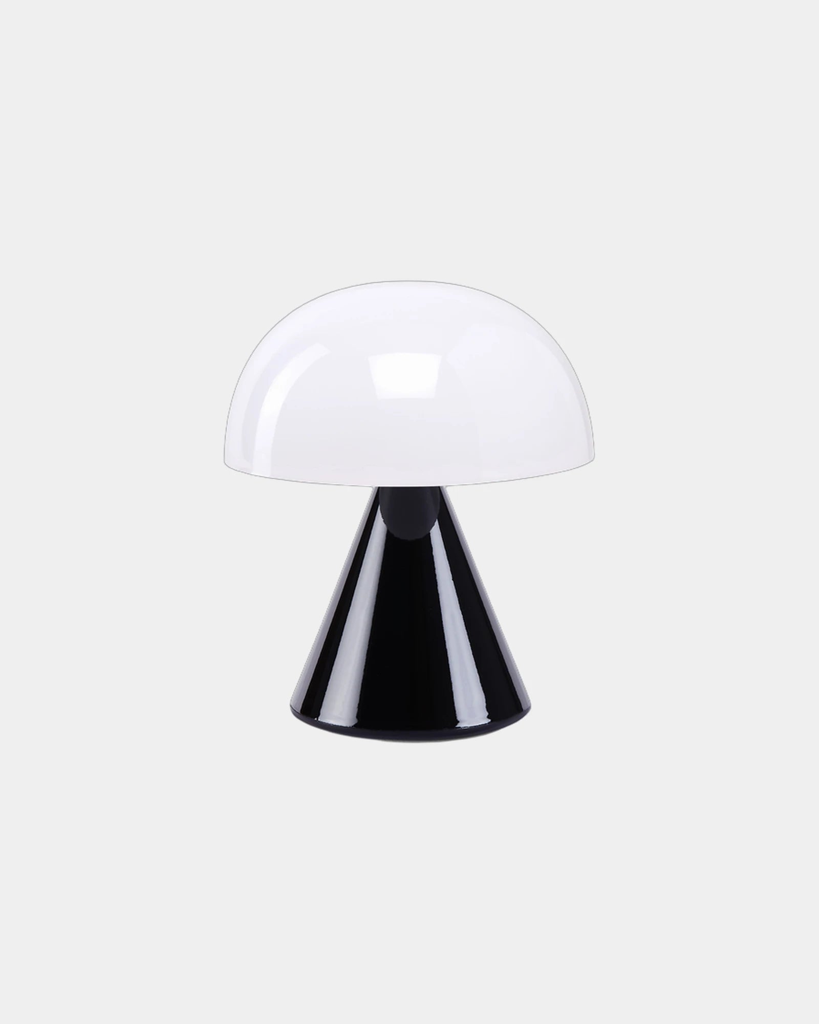 Mini Lampe LED Aluminium Lexon Mina zum Personalisieren - Glänzend Schwarz