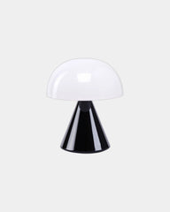 Mini Lampe LED Aluminium Lexon Mina zum Personalisieren - Glänzend Schwarz