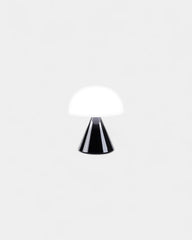 Mini lampe LED aluminium Lexon Mina à personnaliser - Glossy Black