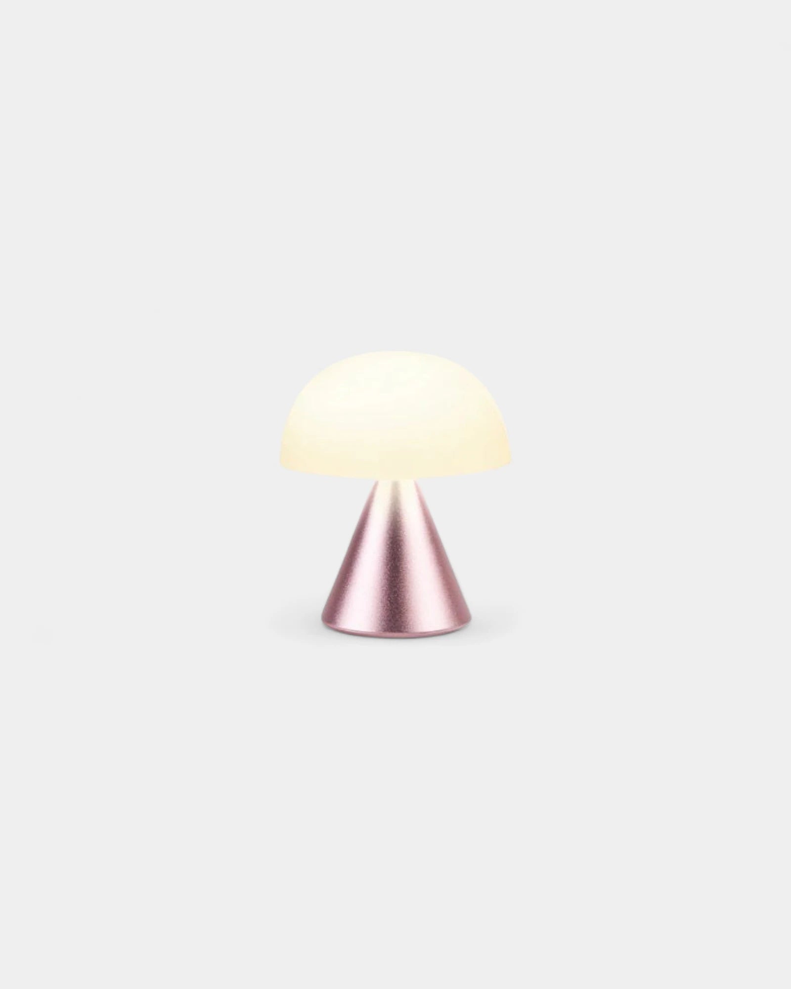 Mini lampe LED aluminium Lexon Mina à personnaliser - Alu Light Pink
