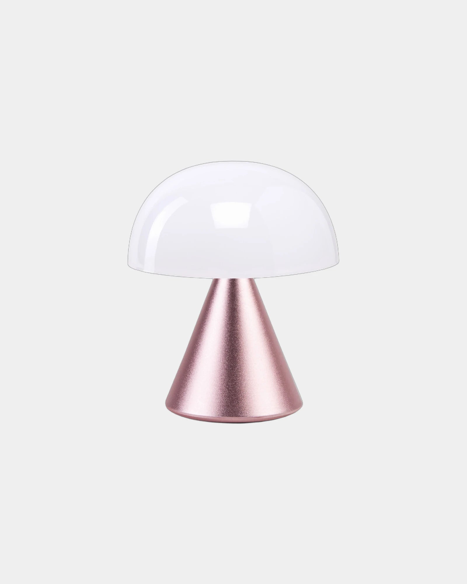 Mini Lampe LED Aluminium Lexon Mina zum Personalisieren - Alu Hellrosa