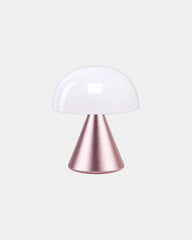 Mini Lampe LED Aluminium Lexon Mina zum Personalisieren - Alu Hellrosa