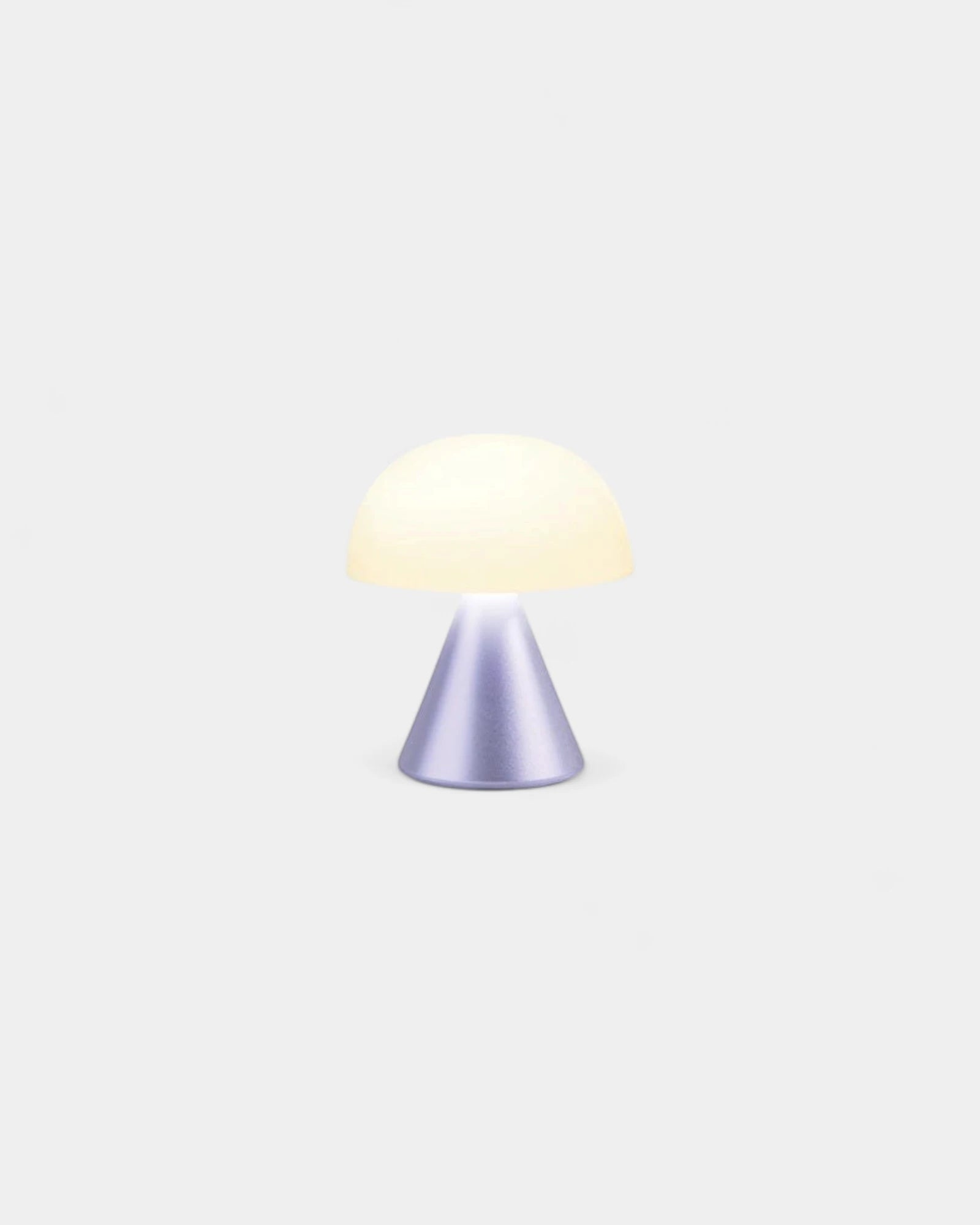 Mini lampe LED aluminium Lexon Mina à personnaliser - Light Lilac