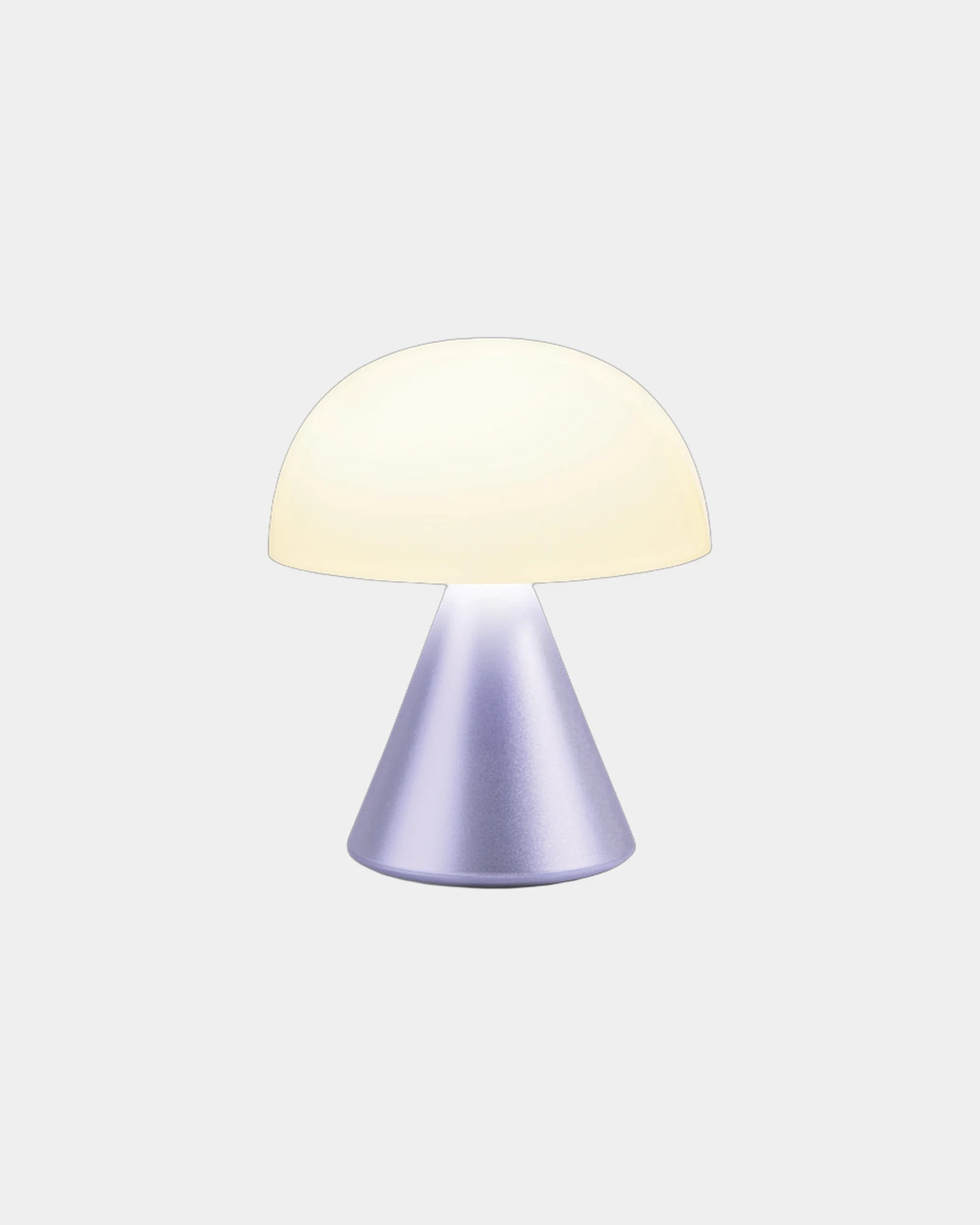 Mini Lampe LED Aluminium Lexon Mina zum Personalisieren - Helles Flieder