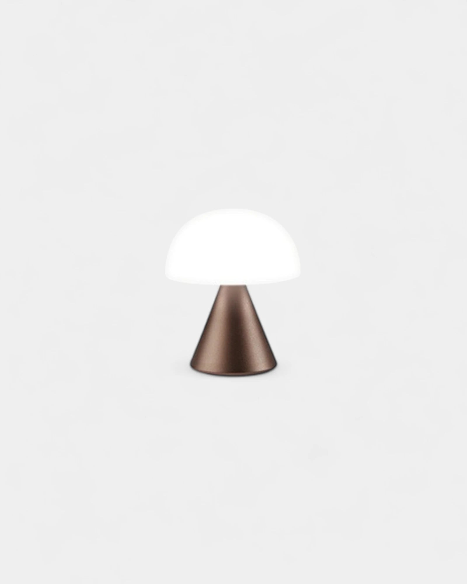 Mini lampe LED aluminium Lexon Mina à personnaliser - Glossy White