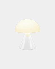 Mini Lampe LED Aluminium Lexon Mina zum Personalisieren - Glänzend Weiß