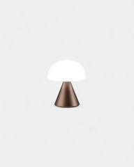 Mini lampe LED aluminium Lexon Mina à personnaliser - Glossy White
