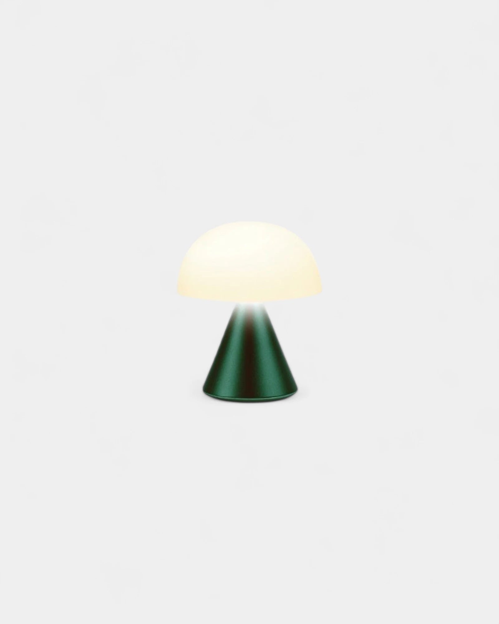 Mini lampe LED aluminium Lexon Mina à personnaliser - Dark Green