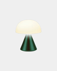 Mini Lampe LED Aluminium Lexon Mina zum Personalisieren - Dunkelgrün