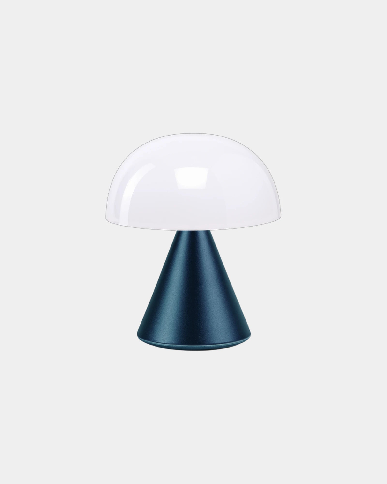 Mini Lampe LED Aluminium Lexon Mina zum Personalisieren - Alu Dunkelblau
