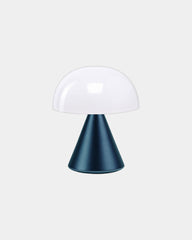 Mini Lampe LED Aluminium Lexon Mina zum Personalisieren - Alu Dunkelblau