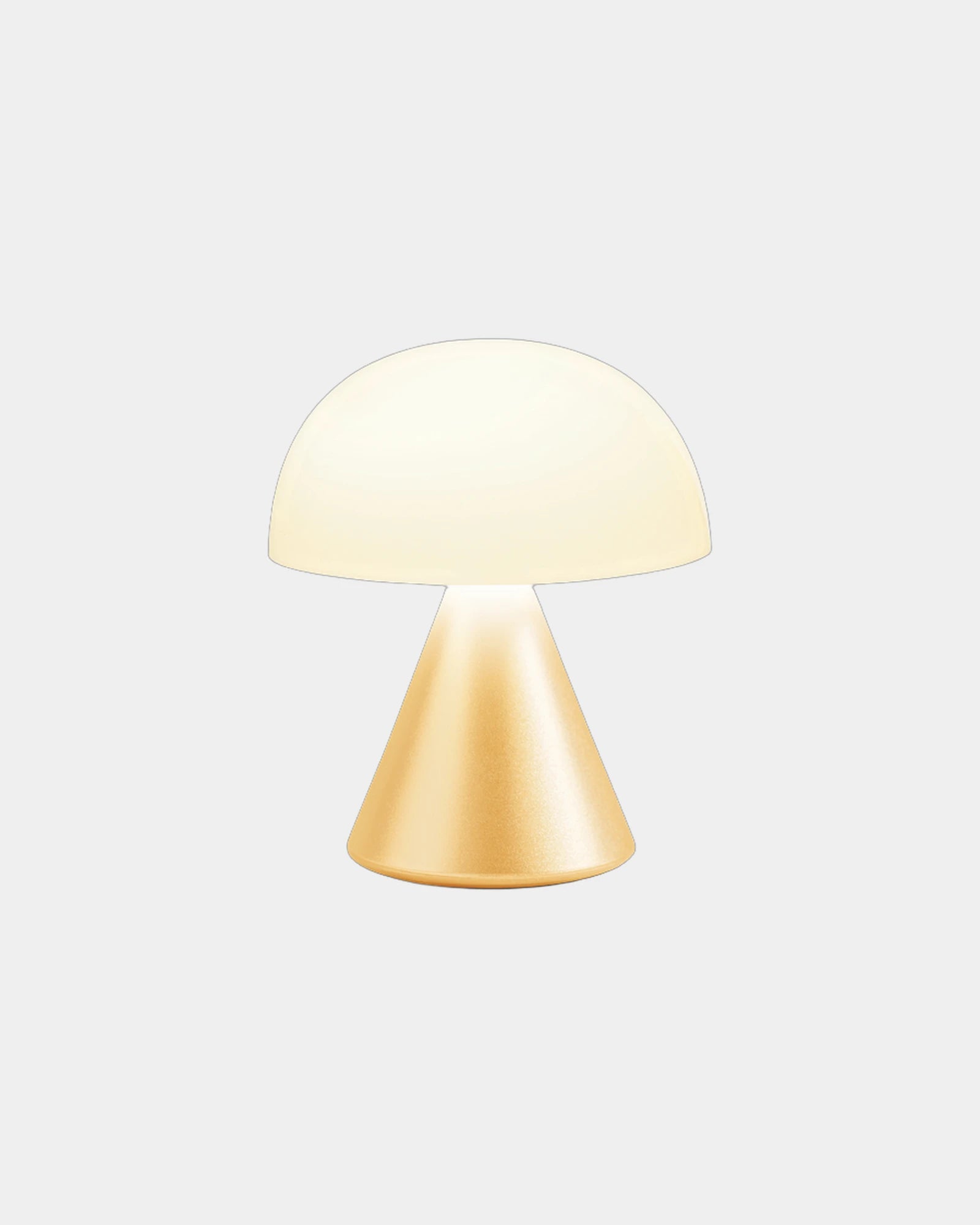 Mini Lampe LED Aluminium Lexon Mina zum Personalisieren - Hellgelb