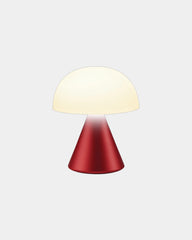 Mini Lampe LED Aluminium Lexon Mina zum Personalisieren - Dunkelrot