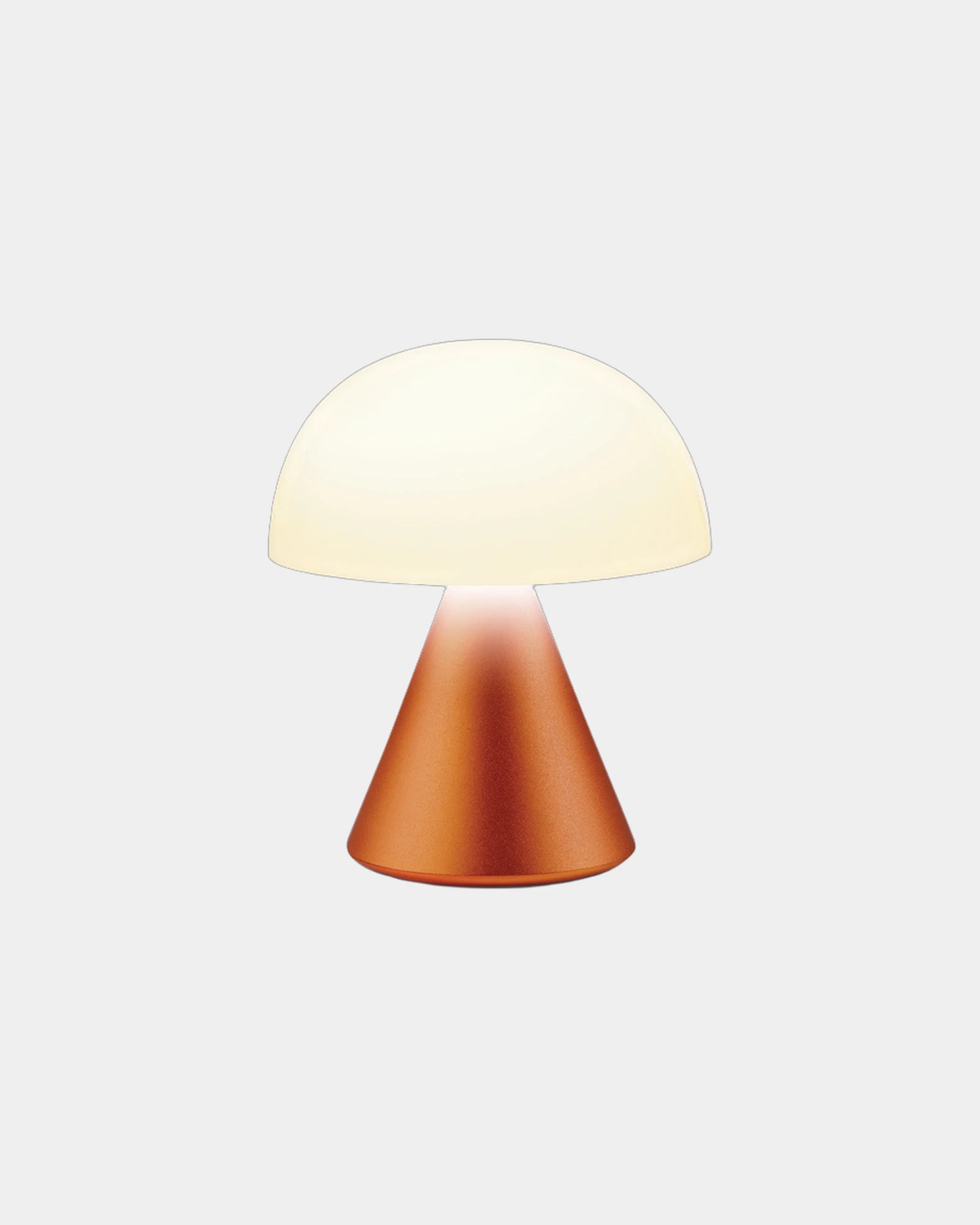 Mini Lampe LED Aluminium Lexon Mina zum Personalisieren - Orange