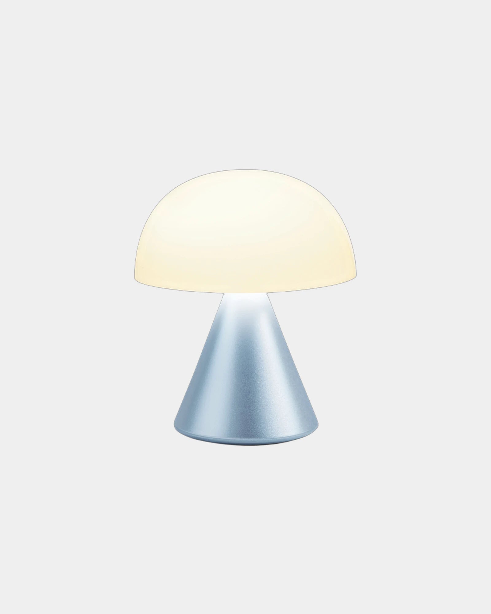 Mini Lampe LED Aluminium Lexon Mina zum Personalisieren - Hellblau