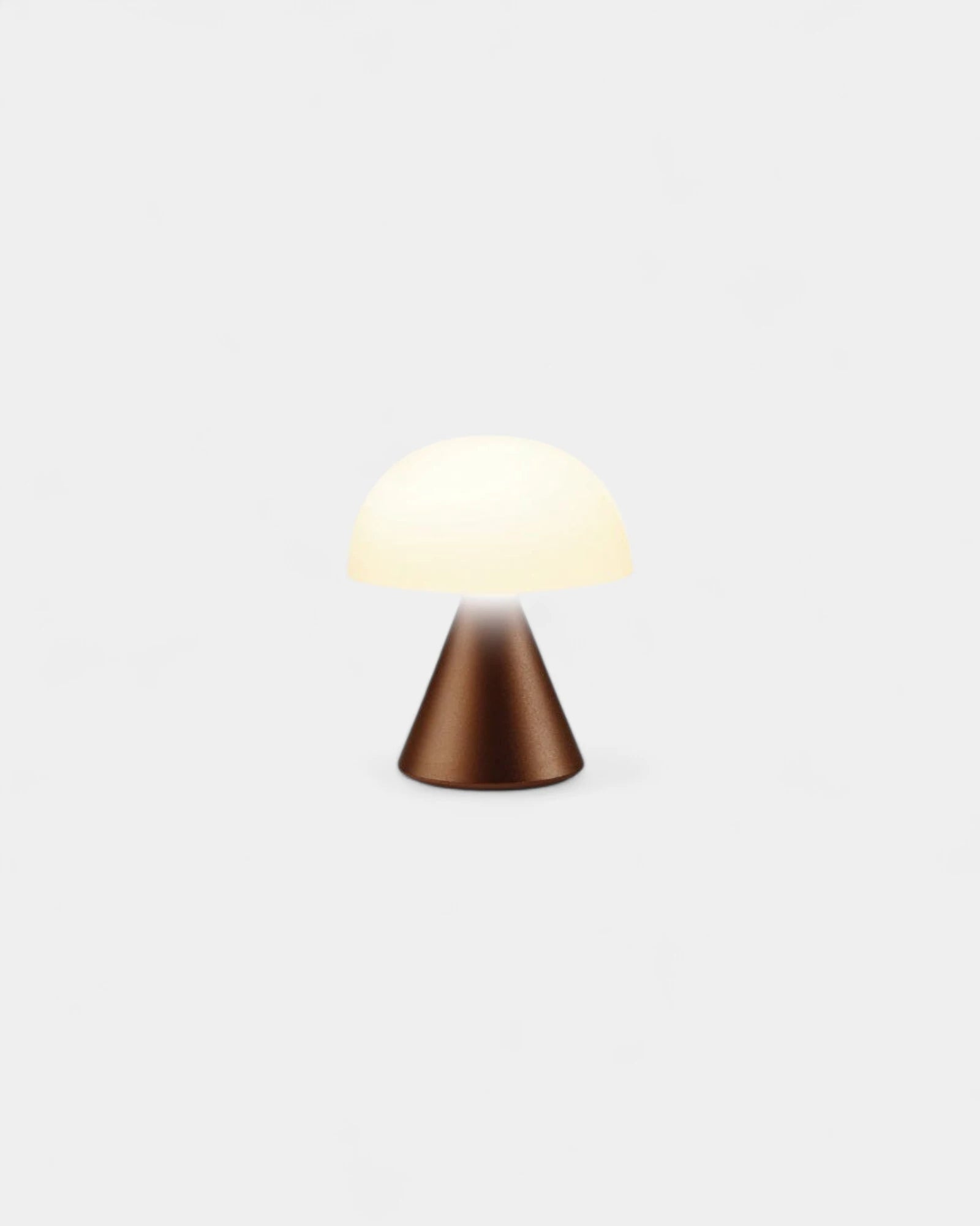 Mini lampe LED aluminium Lexon Mina à personnaliser - Bronze