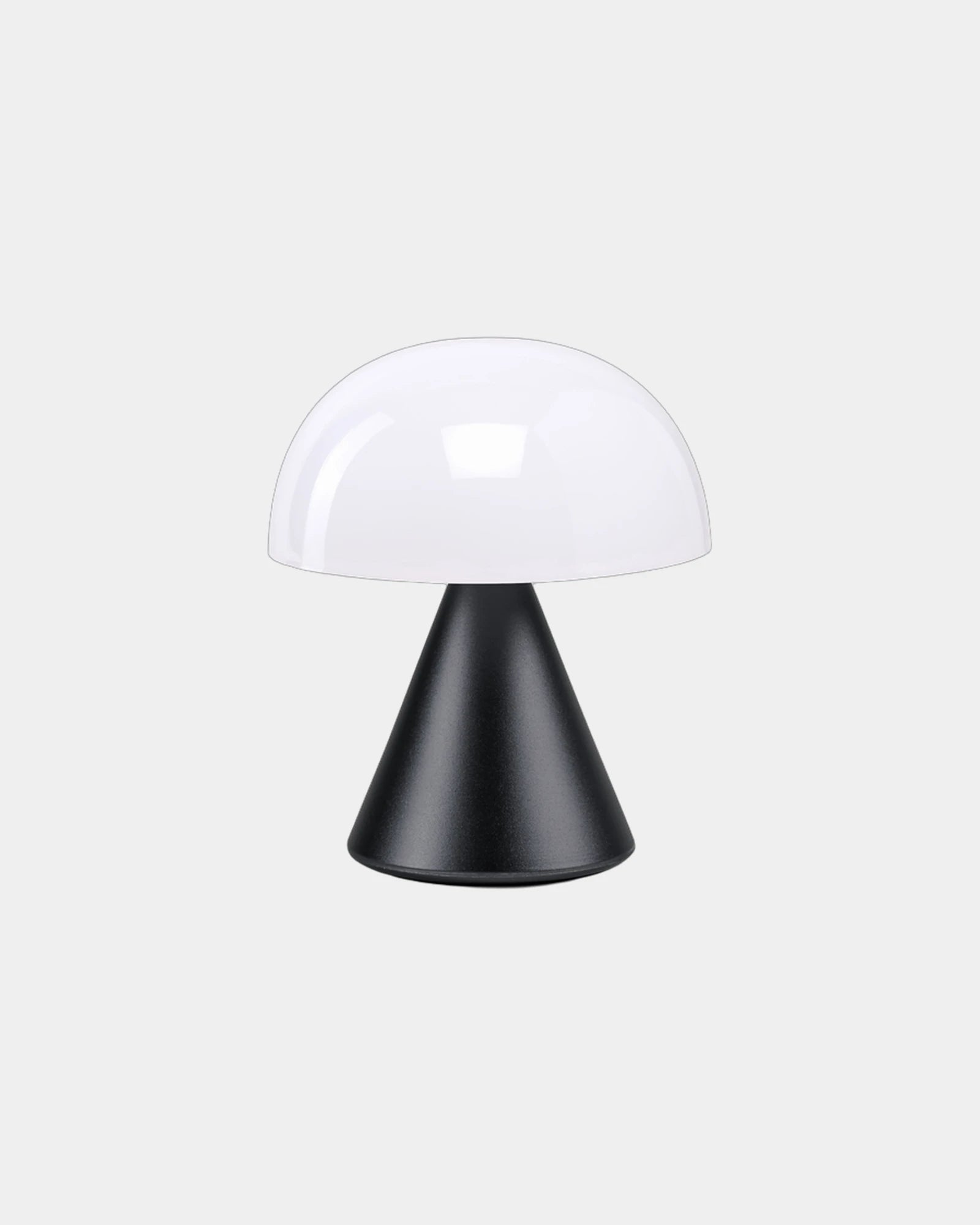 Mini Lampe LED Aluminium Lexon Mina zum Personalisieren - Alu Gun Metal