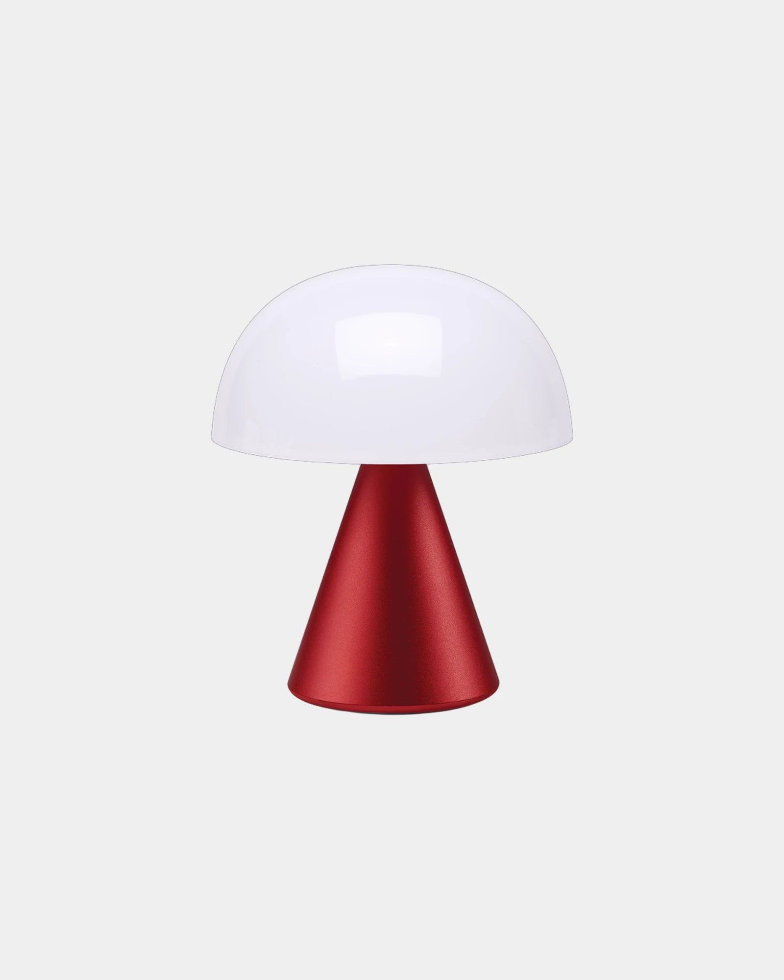 Lampe LED tragbar Lexon Mina M zum Personalisieren - Dunkelrot