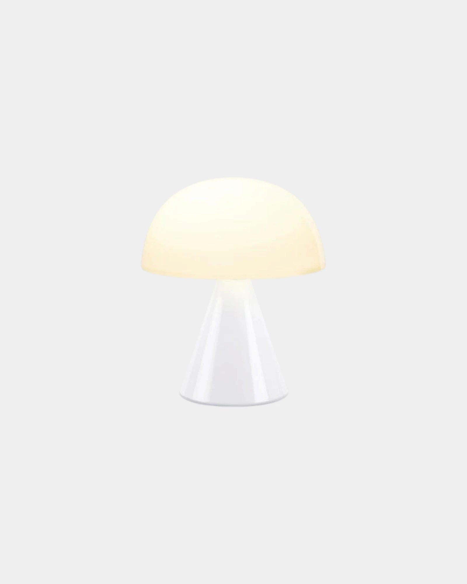 Lampe LED portable aluminium Lexon Mina M à personnaliser - White Glossy