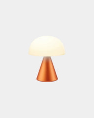 Lampe LED portable aluminium Lexon Mina M à personnaliser - Orange