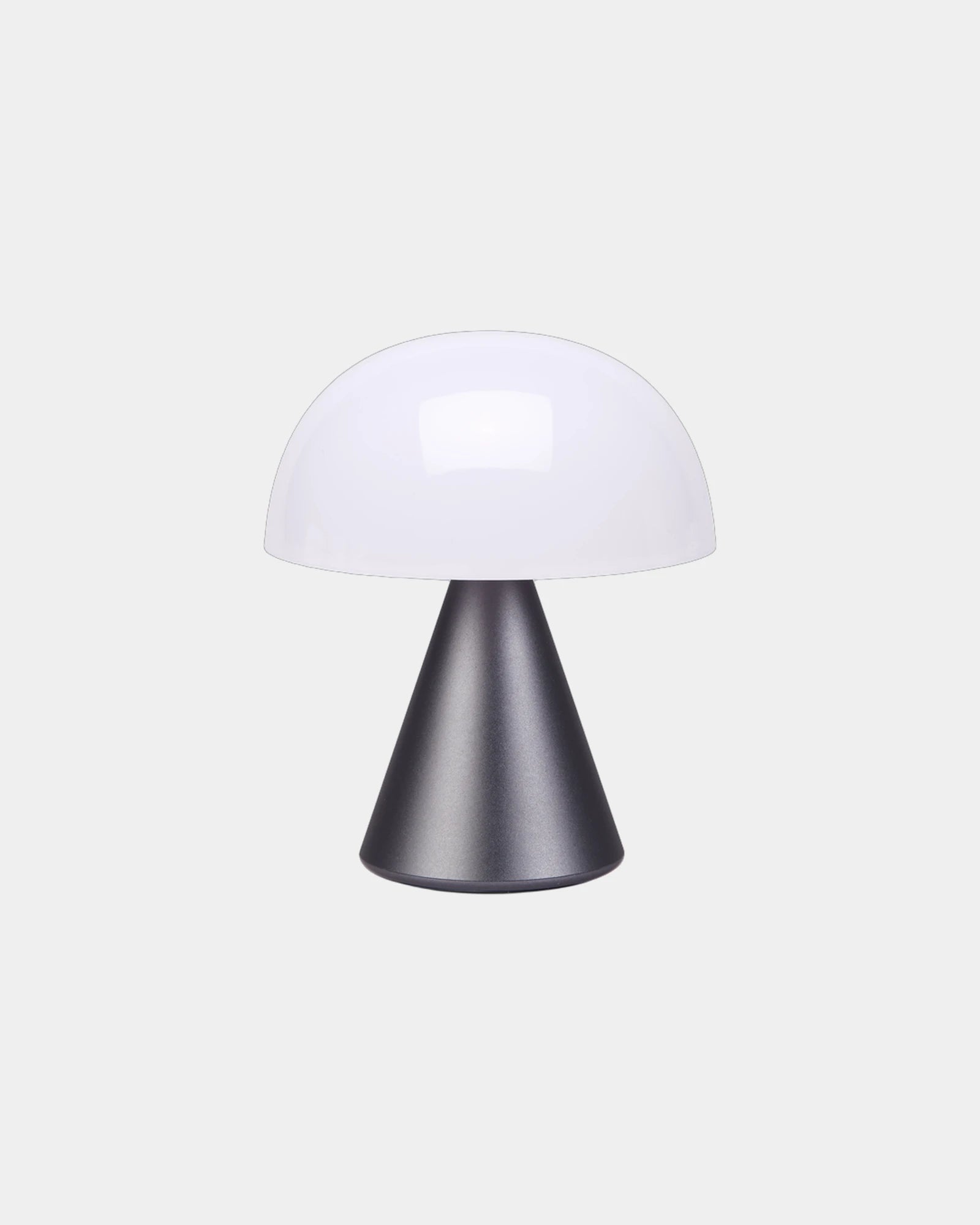 Lampe LED tragbar Lexon Mina M zum Personalisieren - Gun Metal