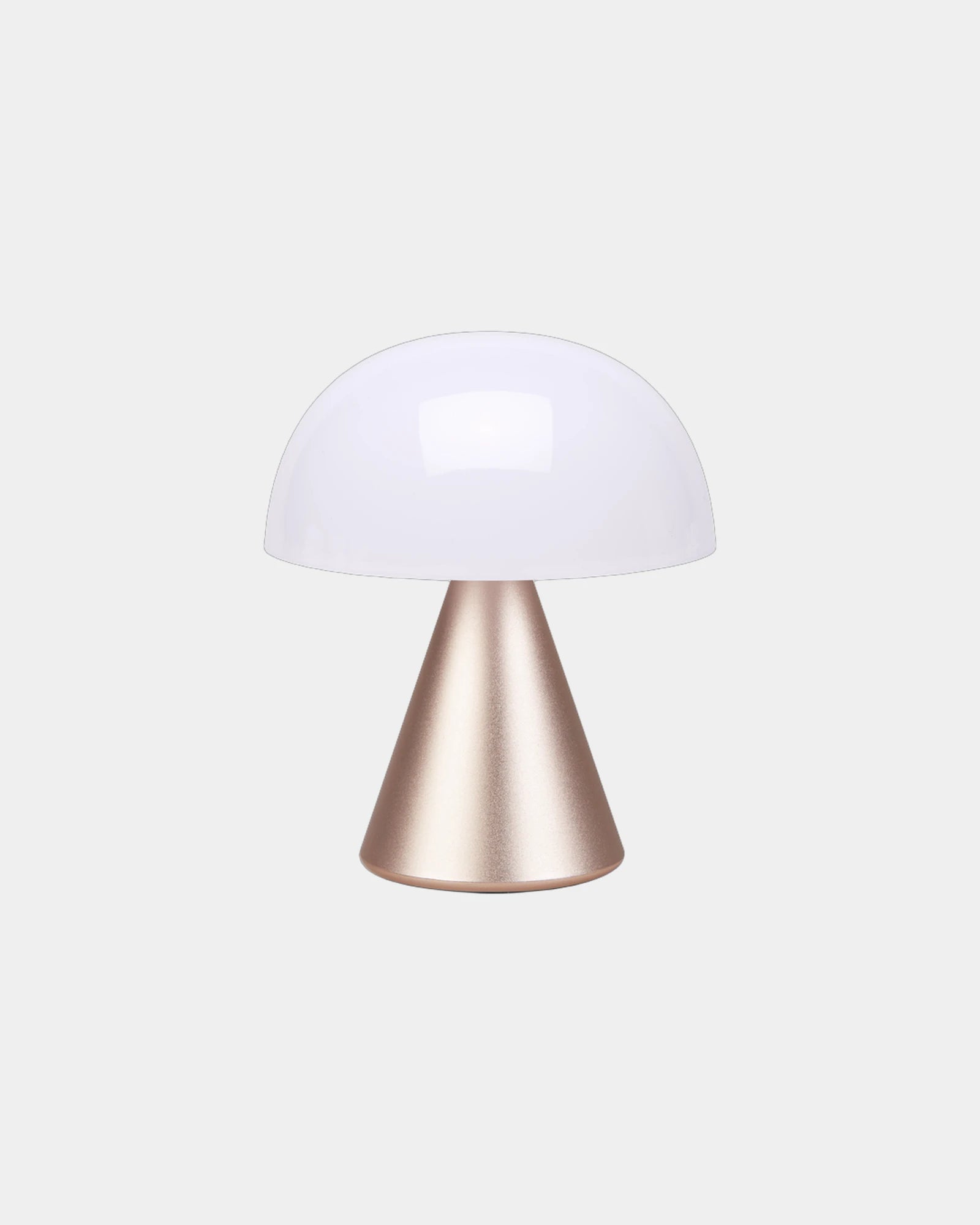 Lampe LED tragbar Lexon Mina M zum Personalisieren - Weiches Gold