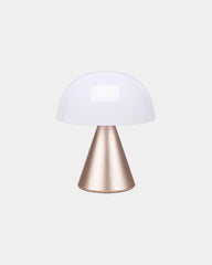 Lampe LED tragbar Lexon Mina M zum Personalisieren - Weiches Gold