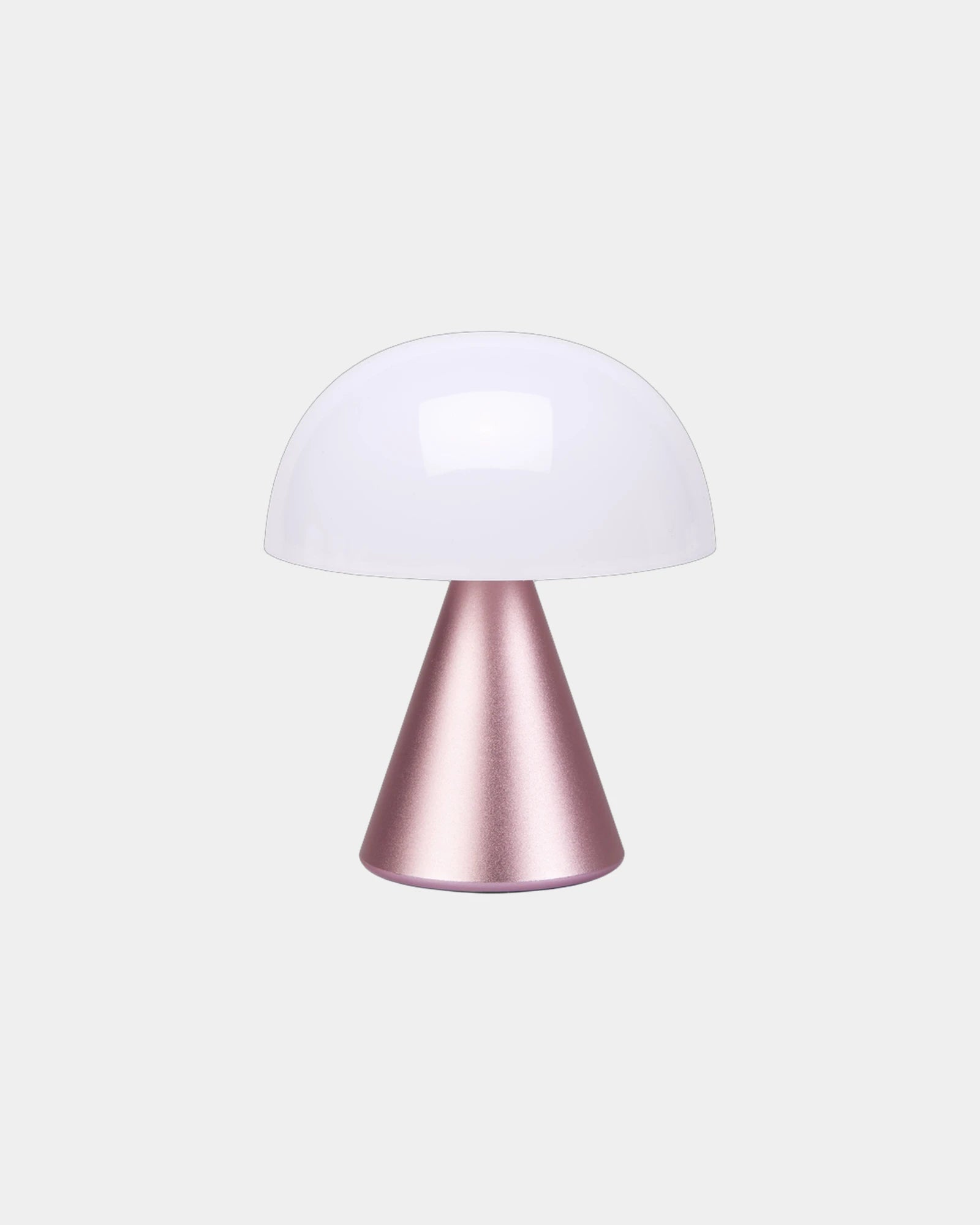 Lampe LED tragbar Lexon Mina M zum Personalisieren - Hellrosa