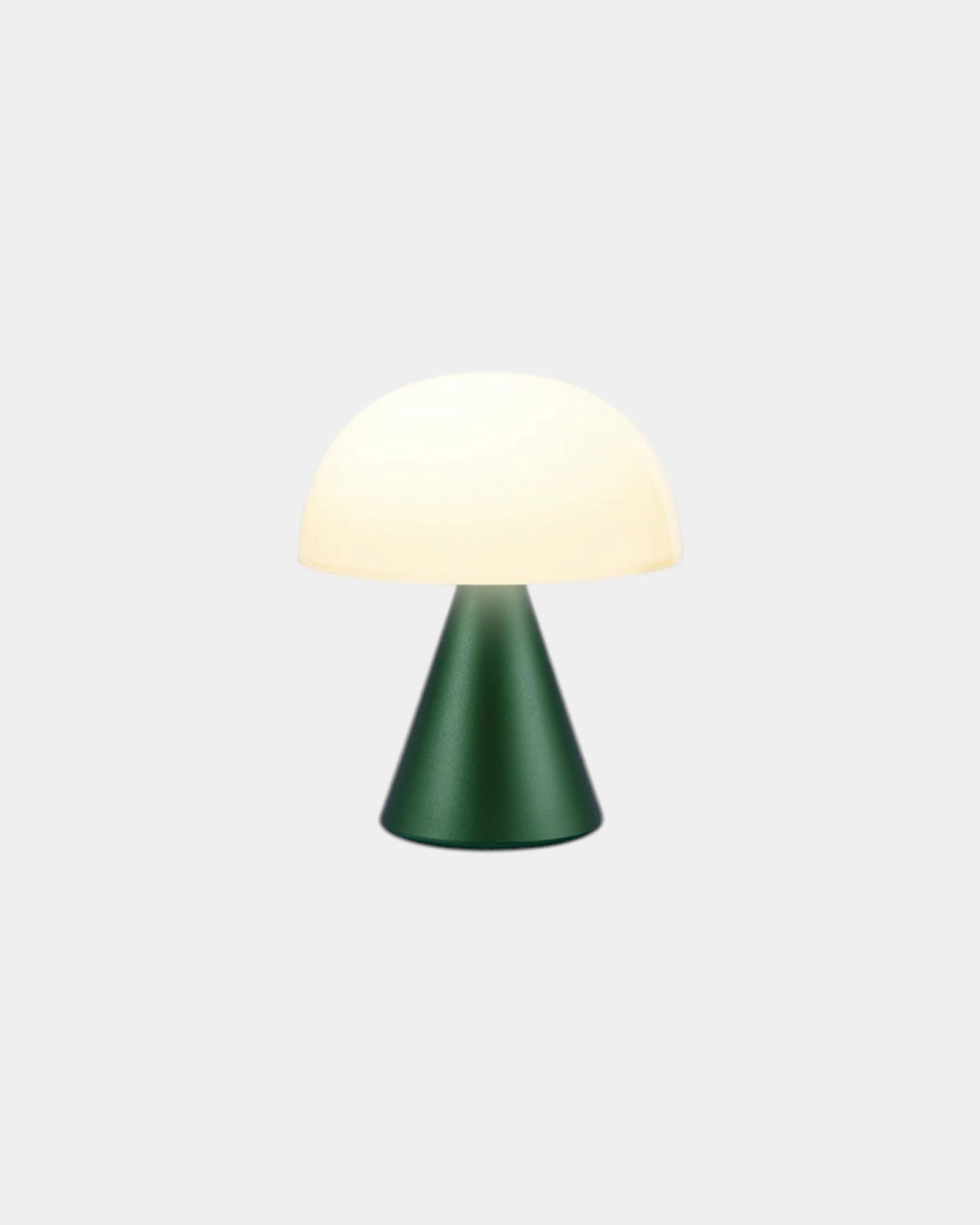 Lampe LED portable aluminium Lexon Mina M à personnaliser - Dark Green