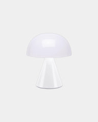 Lampe LED tragbar Lexon Mina M zum Personalisieren - Weiß glänzend