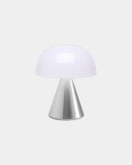 Lampe LED tragbar Lexon Mina M zum Personalisieren - Poliertes Aluminium