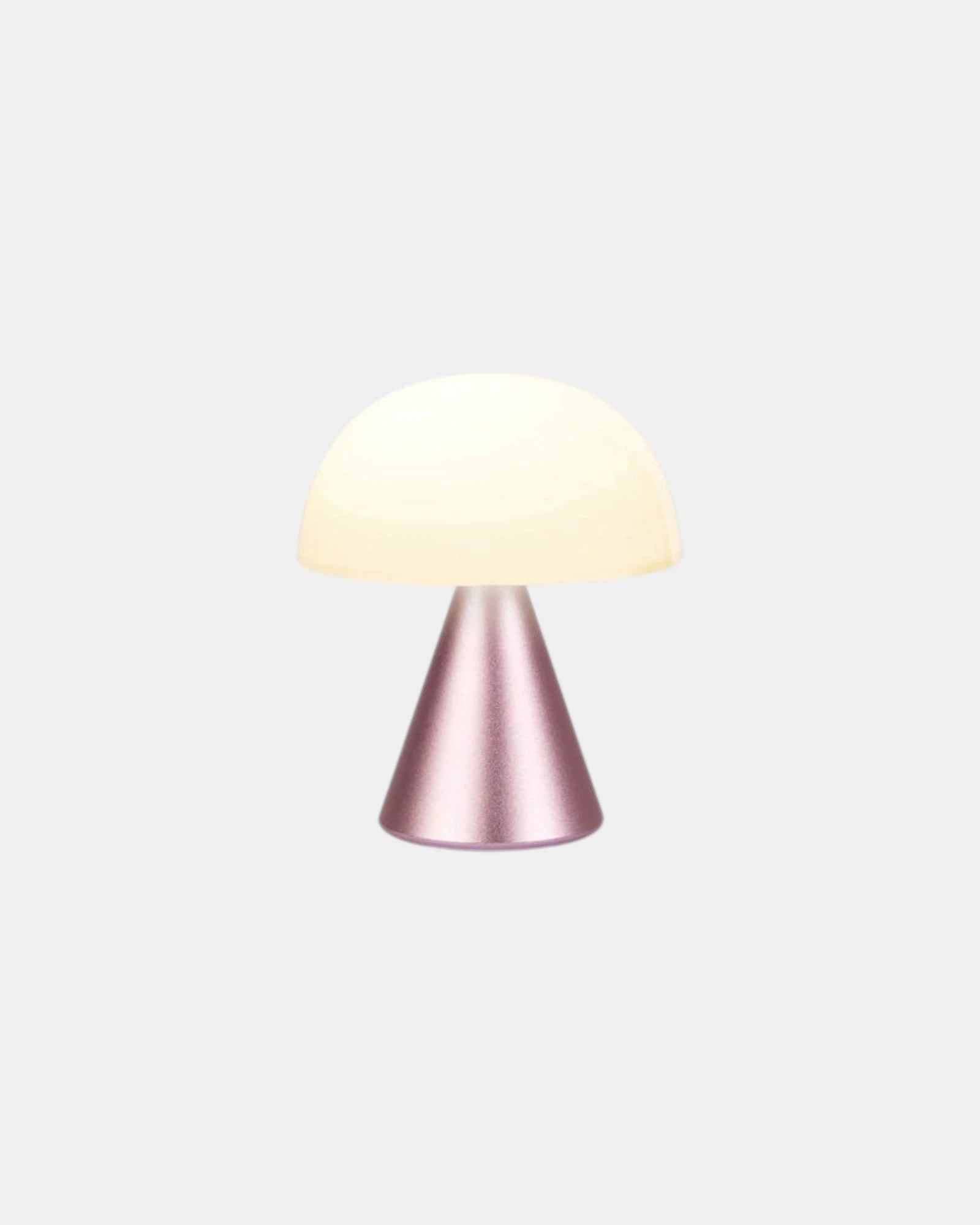 Lampe LED portable aluminium Lexon Mina M à personnaliser - Light Pink