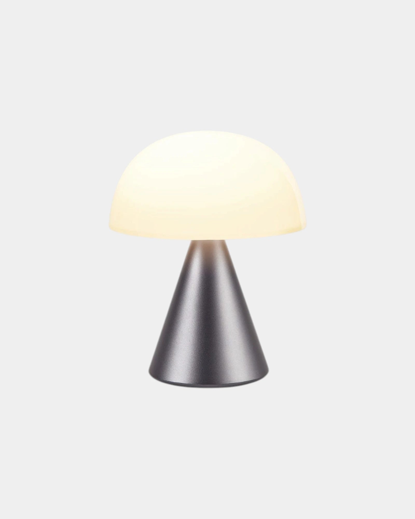 Lampe LED portable aluminium Lexon Mina L à personnaliser - Gun Metal