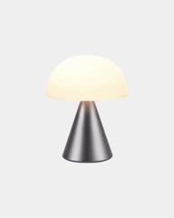Lampe LED portable aluminium Lexon Mina L à personnaliser - Gun Metal