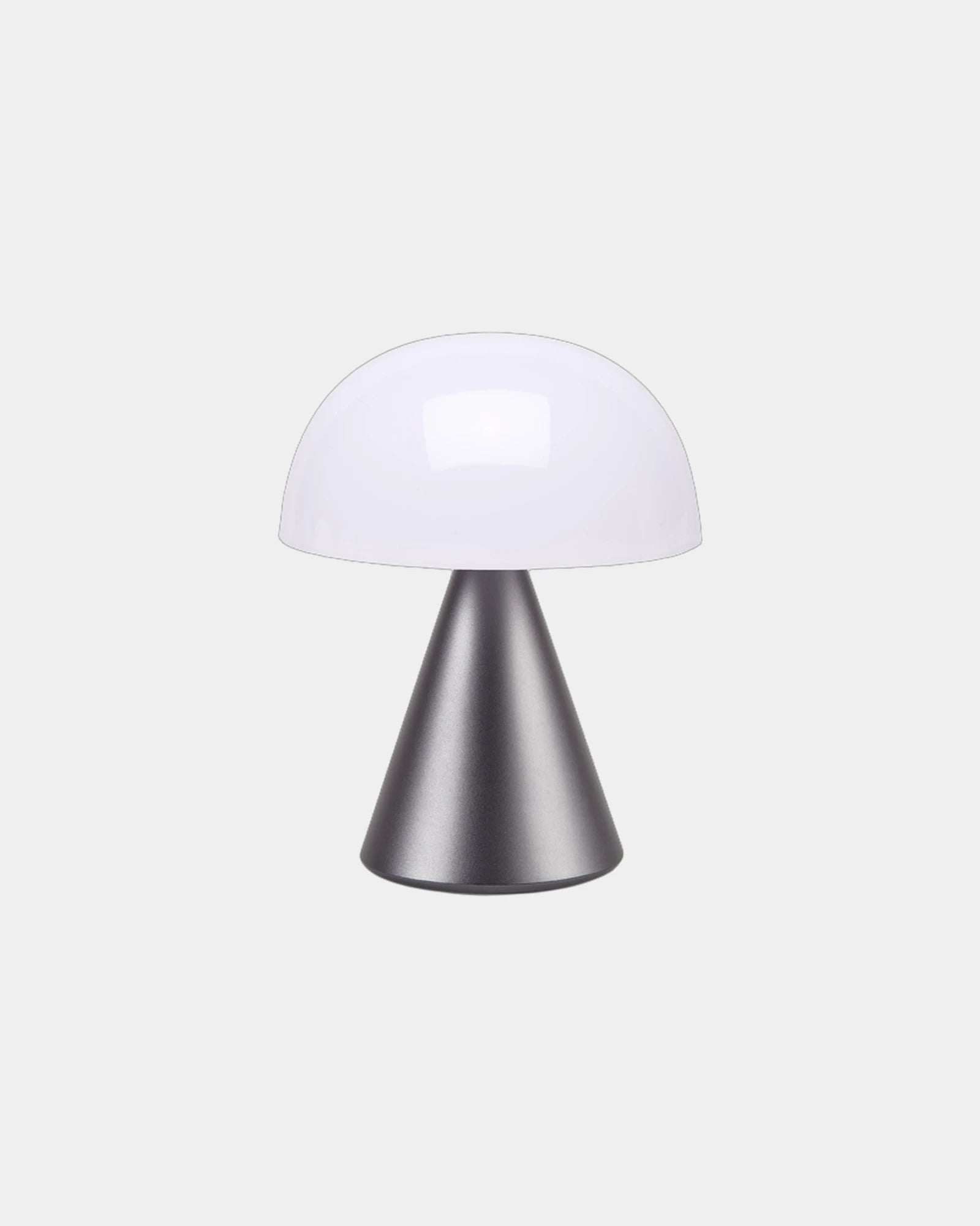 Lampe LED Aluminium Lexon Mina L zum Personalisieren - Gun Metal