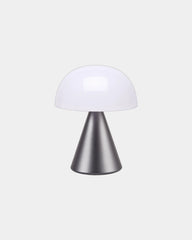 Lampe LED Aluminium Lexon Mina L zum Personalisieren - Gun Metal