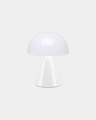 Lampe LED Aluminium Lexon Mina L zum Personalisieren - Glänzend Weiß
